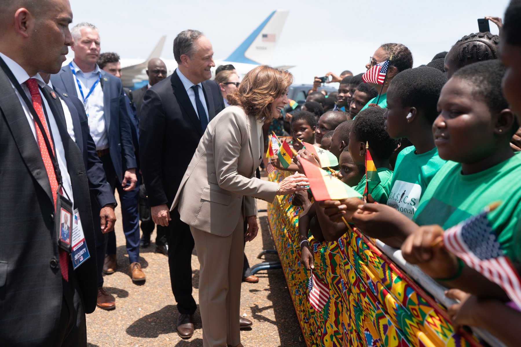 US Vice President, Kamala Harris, Addressing young Africans