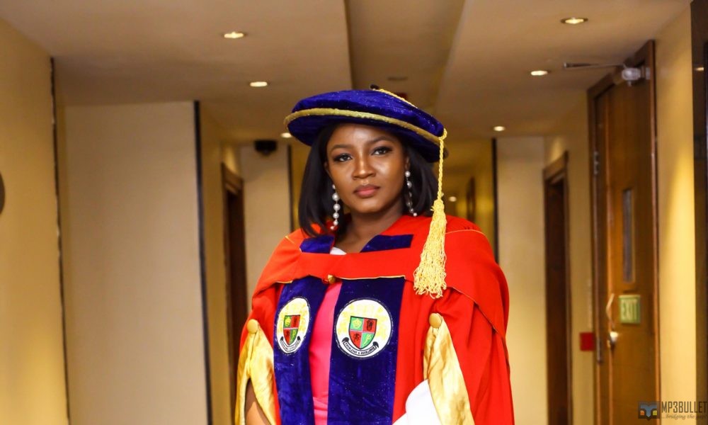 Nigerian artists with honorary doctorate degrees Omotola Jalade