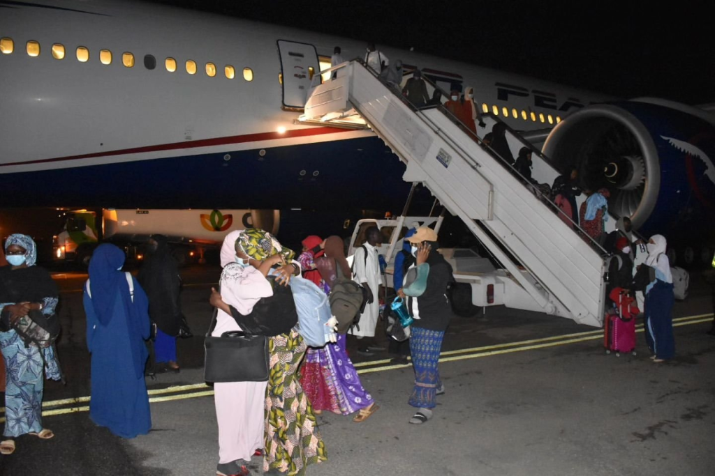 Nigerians in Sudan arrive Abuja