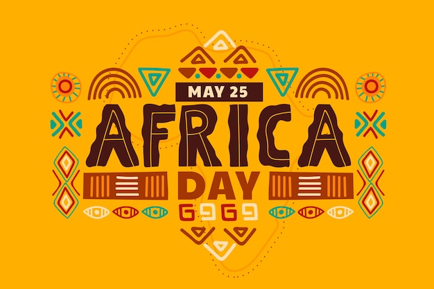 flat africa day background 23 2149361209