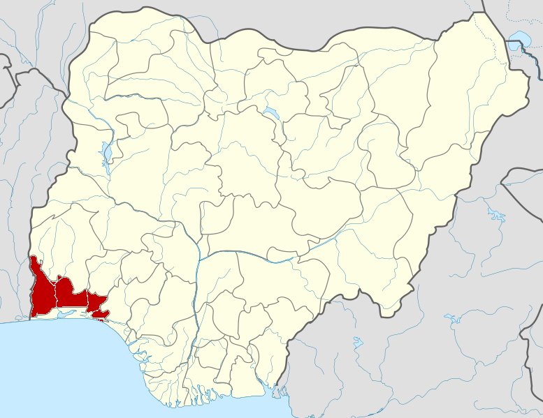 Nigeria Ogun State map