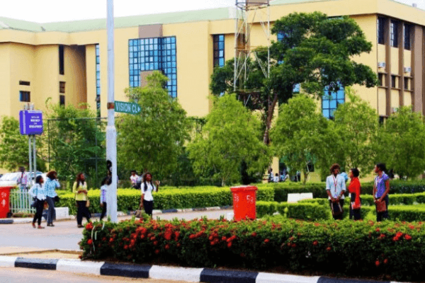Photo of a private university campus