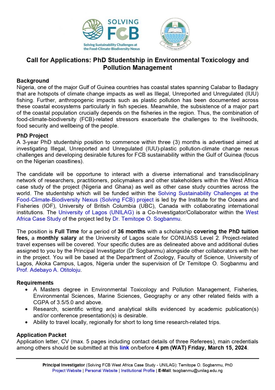 Call for PhD Studentship in ETPM Solving FCB Project 1 page 0001 1086x1536 1