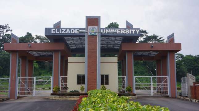 Elizade University gate 1