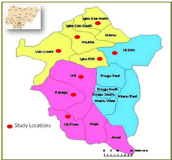 Enugu State Map